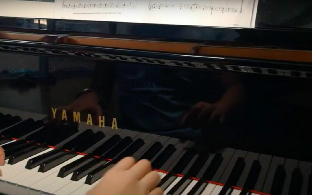 Online Piano Lesson Practice (Video 1)