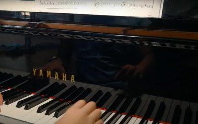 Online Piano Lesson Practice (Video 1)