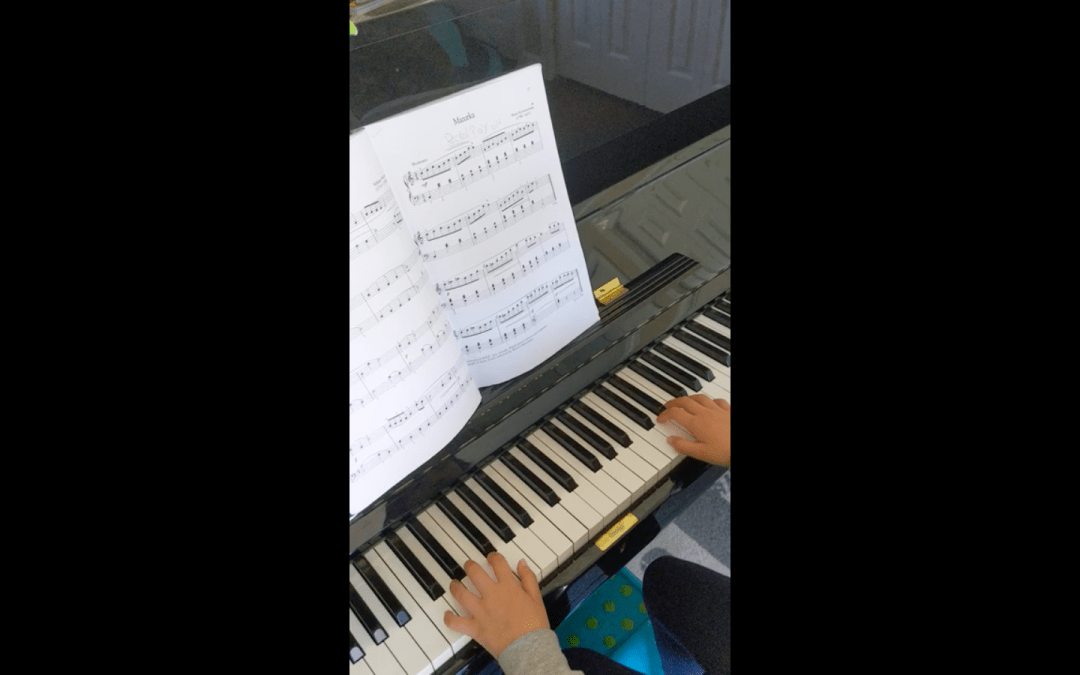 Online Piano Lesson Practice (Video 5)