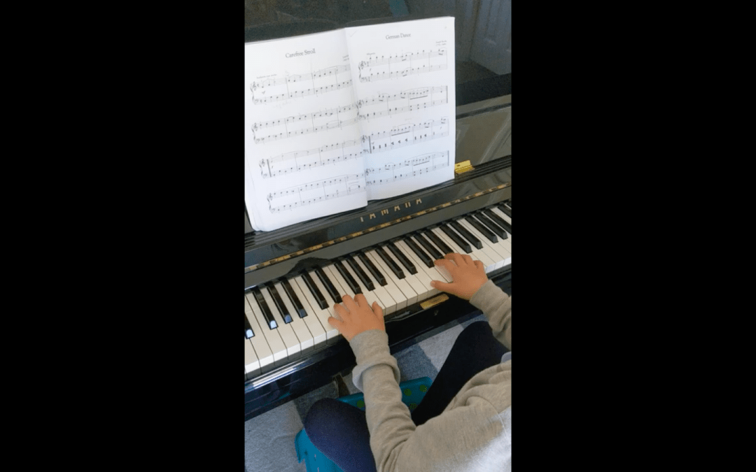 Online Piano Lesson Practice (Video 3)